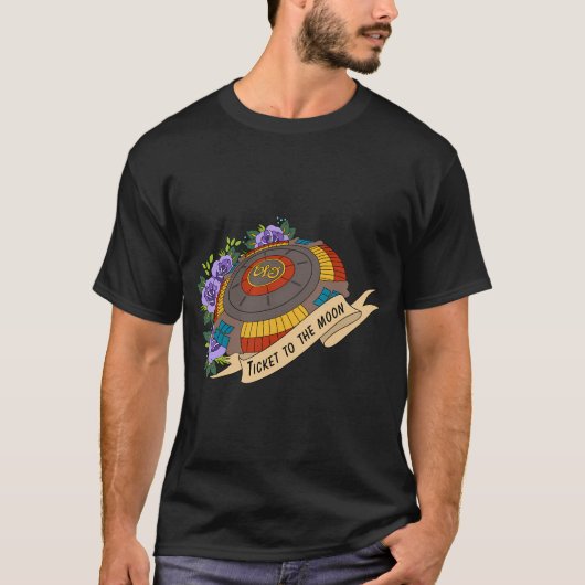 T-shirt ELO Bateau spatial (Devant)