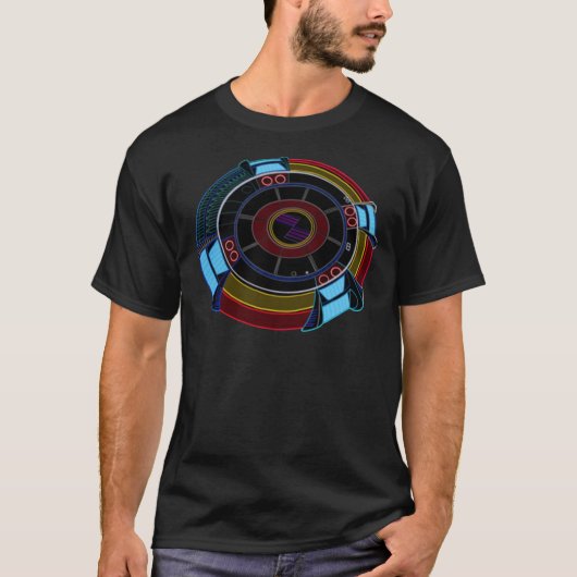 T-shirt ELO, Electric Light. Orchestra Spaceship Long Cla (Devant)
