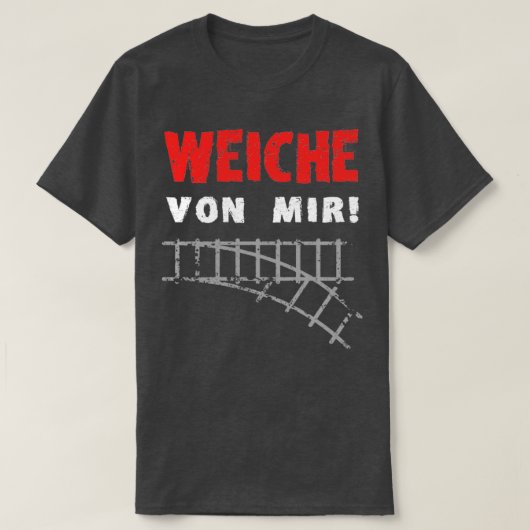 T-shirt Éloignez-vous de moi Rails 1 (Design devant)