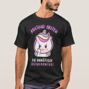 T-shirt Éloignez-vous des contacts sociaux inutiles Sortez