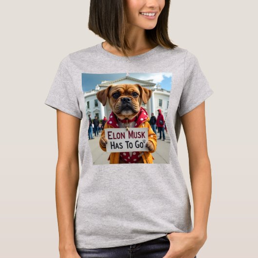 T-shirt Elon Musk doit aller politique (Devant)