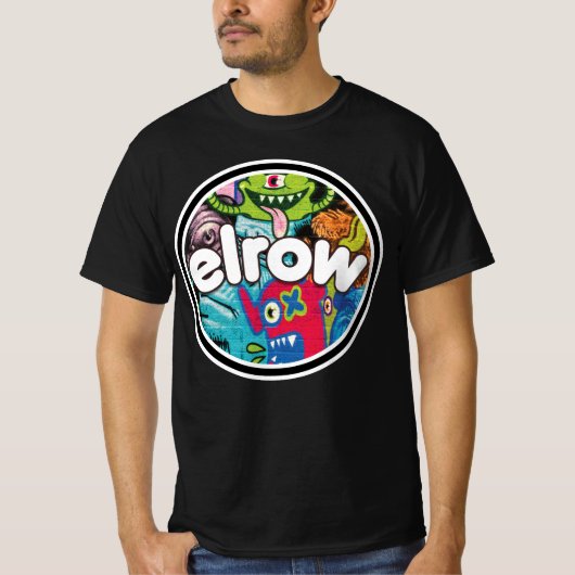 T-shirt Elrow | Pour les DJ, les producteurs et les singes (Devant)