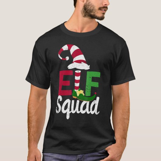 T-shirt Elves Family Christmas Matching Xmas Pajamas Elf S (Devant)