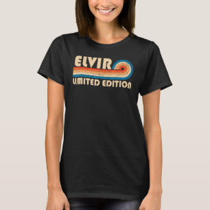 T-shirt ELVIR Nom de famille Retro Vintage 80s 90s Anniver