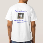 T-shirt Elvis Roo, j'ai obtenu mes poulets à, (Dos)