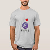 T-shirt Emacs > vi (Devant)