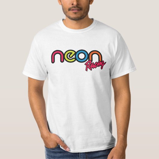 T-shirt Emballage au néon (Devant)