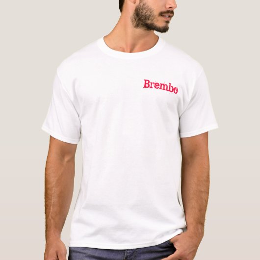 T-shirt Emballage de Brembo (Devant)