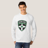 T-shirt Emballage de la longue douille d'Indy (Devant entier)