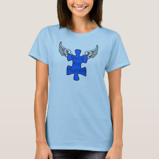 T-shirt Emballage pour la pièce en t de dames d'autisme