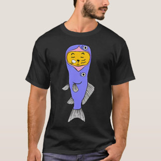 T-shirt Emballé dans du poisson