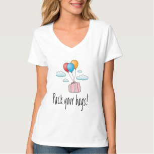 T-shirt Emballez vos sacs et partons en vacances