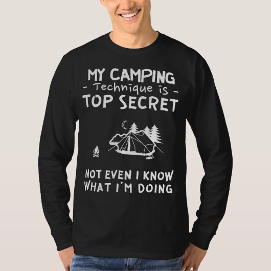 T-shirt Embark on a Mystery Adventure with My Camping Skil (Devant)
