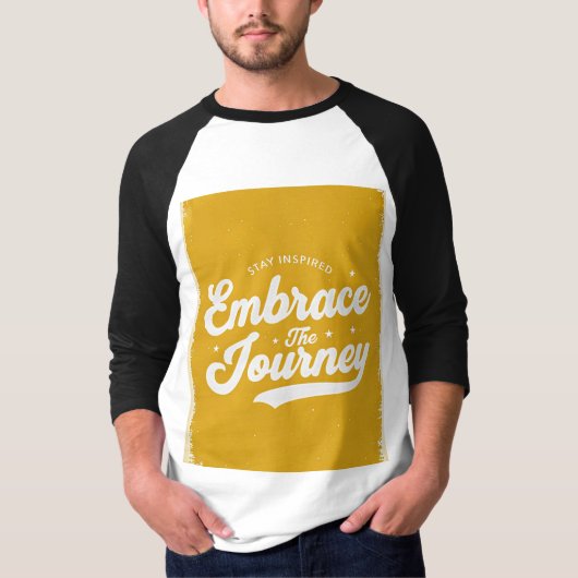 T-shirt Embarquez pour un voyage inspirant d'auto-découver (Devant)