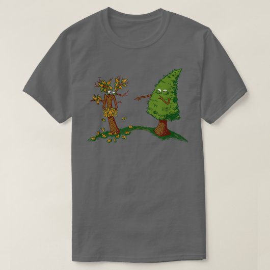 T-shirt Embarras d'automne Funny Tree51 (Design devant)