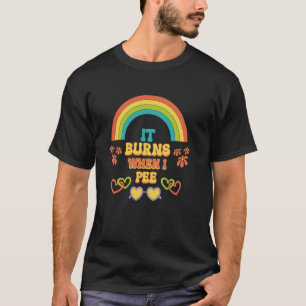 T-shirt Embarrassant Funny Inapproprié Burns Quand Pee Ad