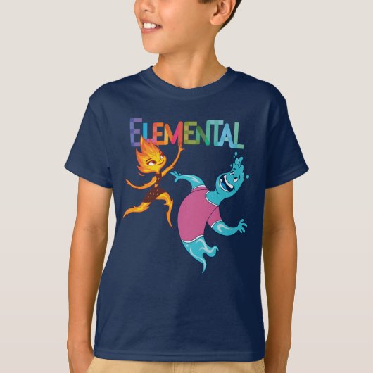 T-shirt Ember et Wade Elemental Dancing (Devant)
