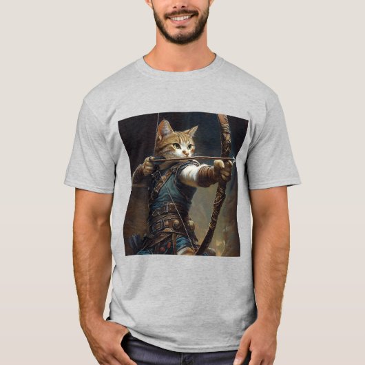 T-shirt Emberwhisker en or (Devant)