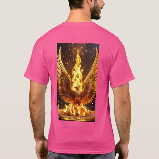 T-shirt Emblem d'aigle en cristal dynamique (Dos)