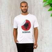 T-shirt Emblème d'aigle à tête double en Albanie