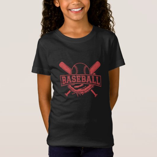 T-Shirt Emblème de baseball classique (Devant)