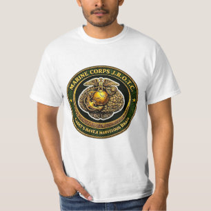 T-Shirt Emblème de Cerveau de Cadet JROTC de la Ma