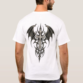 T-shirt Emblème de croix tribale