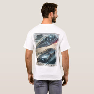 T-shirt Emblème de dérive néon extraterrestre