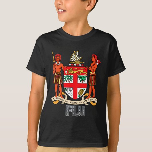 T-shirt Emblème de Fijian (Devant)