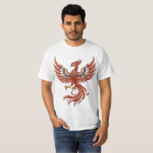 T-shirt Emblème de flamme Phoenix (Devant entier)
