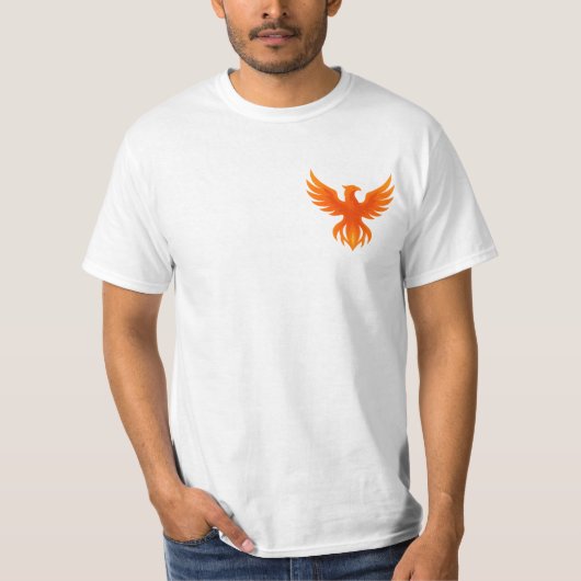 T-shirt Emblème de flamme Phoenix (Devant)