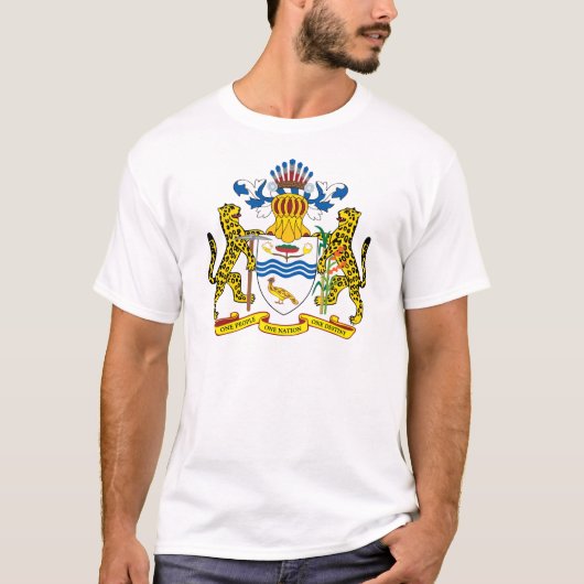 T-shirt emblème de guyana (Devant)