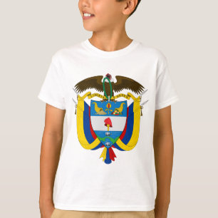 T-shirt emblème de la colombie