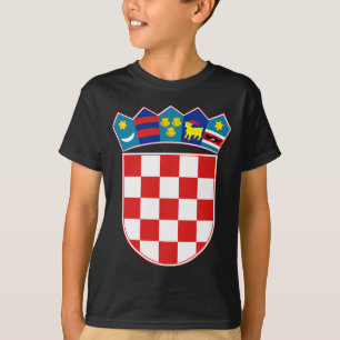 T-shirt emblème de la Croatie