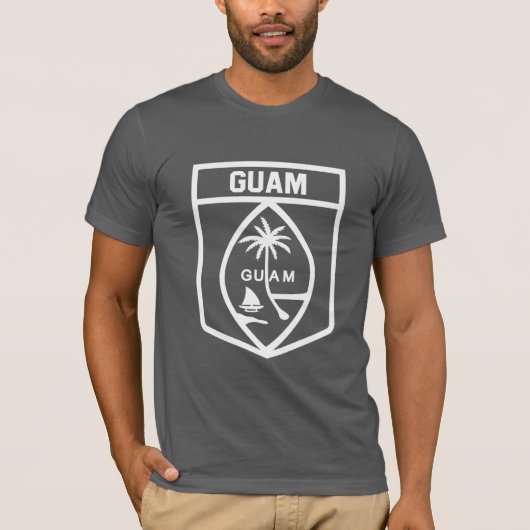 T-shirt Emblème de la Guam (Devant)