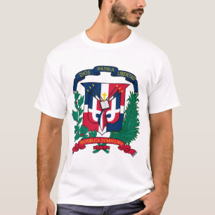 T-shirt emblème de la république dominicaine