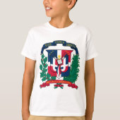 T-shirt emblème de la république dominicaine (Devant)