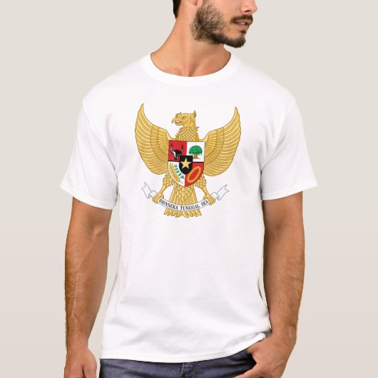 T-shirt emblème de l'Indonésie (Devant)