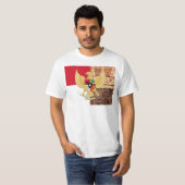 T-shirt Emblème de l'Indonésie - le drapeau de batik de (Devant entier)