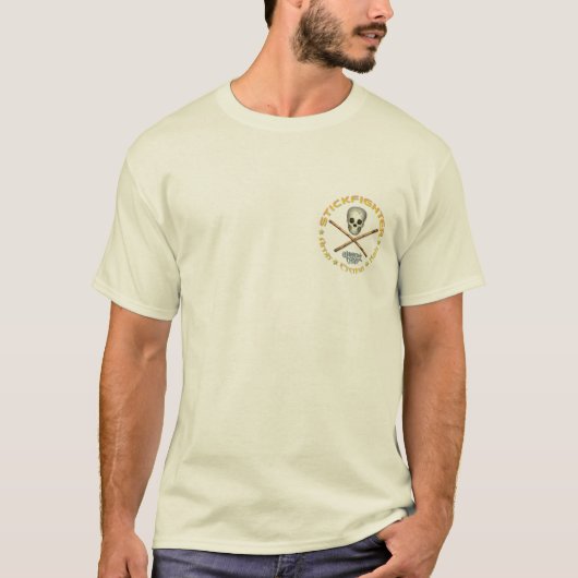T-shirt Emblème de Stickfighter (lumière) (Devant)