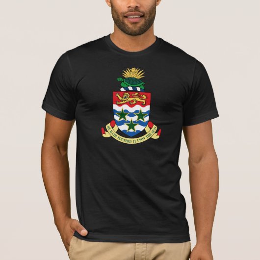 T-shirt emblème des Îles Caïman (Devant)
