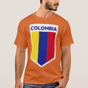 T-shirt Emblème du drapeau colombien