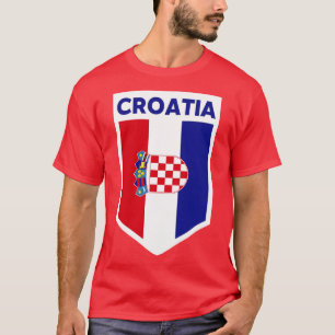 T-shirt Emblème du drapeau croate