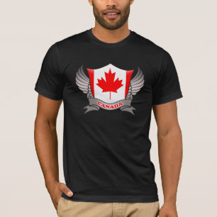 T-shirt Emblème du drapeau du Canada