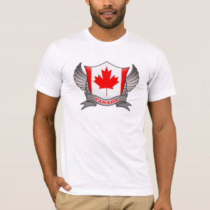 T-shirt Emblème du drapeau du Canada