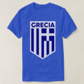 T-shirt Emblème du drapeau grec (Design devant)