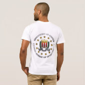 T-shirt Emblème du FBI (Dos entier)