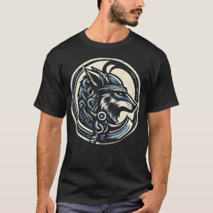 T-shirt Emblème du guerrier du loup de Norse