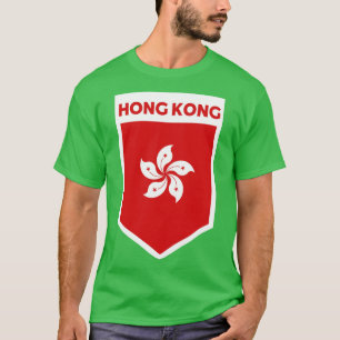 T-shirt Emblème du pavillon de Hong Kong
