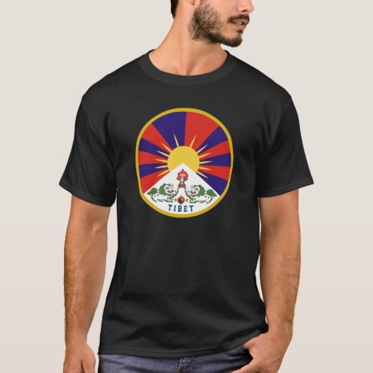 T-shirt Emblème du Tibet (Devant)